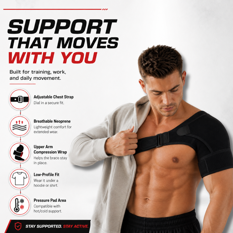 VypraFit Single Strike Shoulder Support